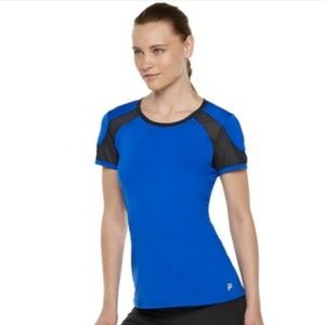 Women's FILA SPORT® Mesh Inset Short Sleeve Tee